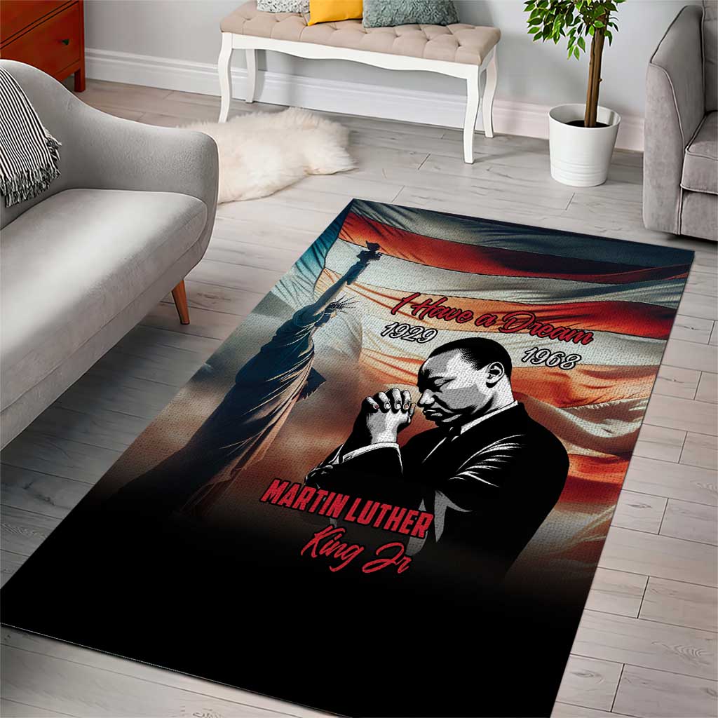 I Have a Dream MLK Day Area Rug The Time Is Always Right To Do What Is Right - Wonder Print Shop