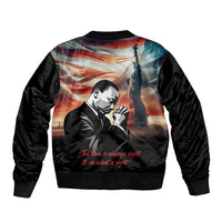 I Have a Dream MLK Day Bomber Jacket The Time Is Always Right To Do What Is Right - Wonder Print Shop
