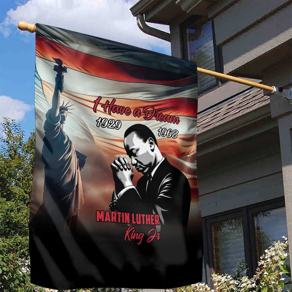 I Have a Dream MLK Day Garden Flag The Time Is Always Right To Do What Is Right - Wonder Print Shop