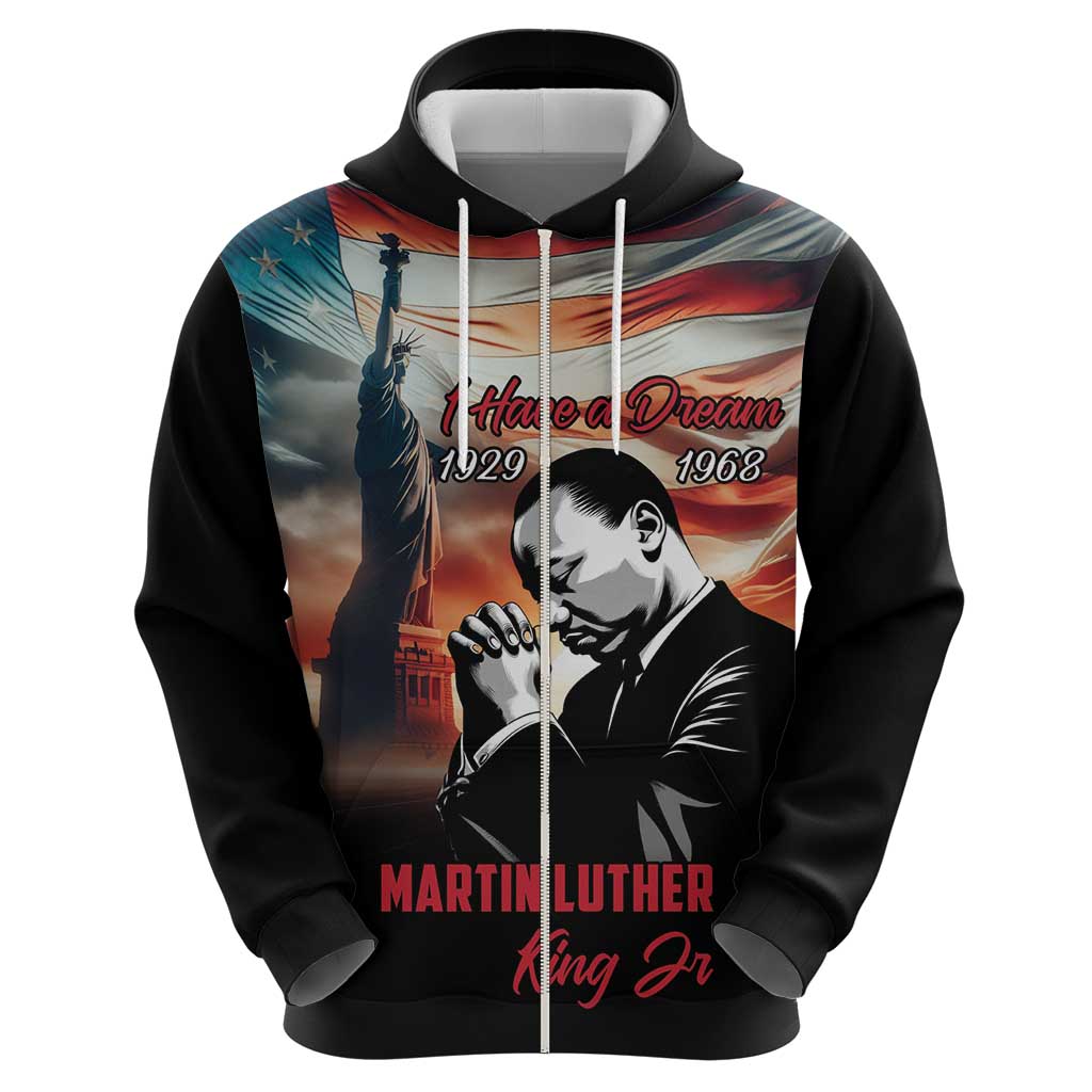 I Have a Dream MLK Day Hoodie The Time Is Always Right To Do What Is Right - Wonder Print Shop