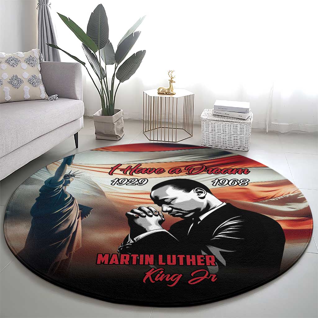I Have a Dream MLK Day Round Carpet The Time Is Always Right To Do What Is Right