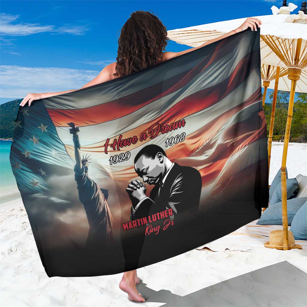 I Have a Dream MLK Day Sarong The Time Is Always Right To Do What Is Right - Wonder Print Shop