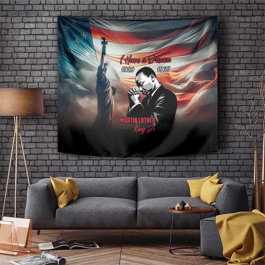 I Have a Dream MLK Day Tapestry The Time Is Always Right To Do What Is Right - Wonder Print Shop