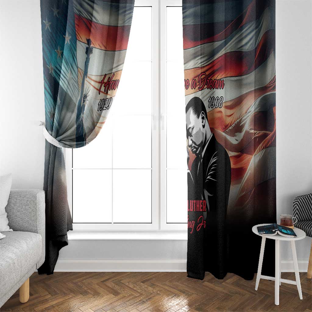 I Have a Dream MLK Day Window Curtain The Time Is Always Right To Do What Is Right - Wonder Print Shop