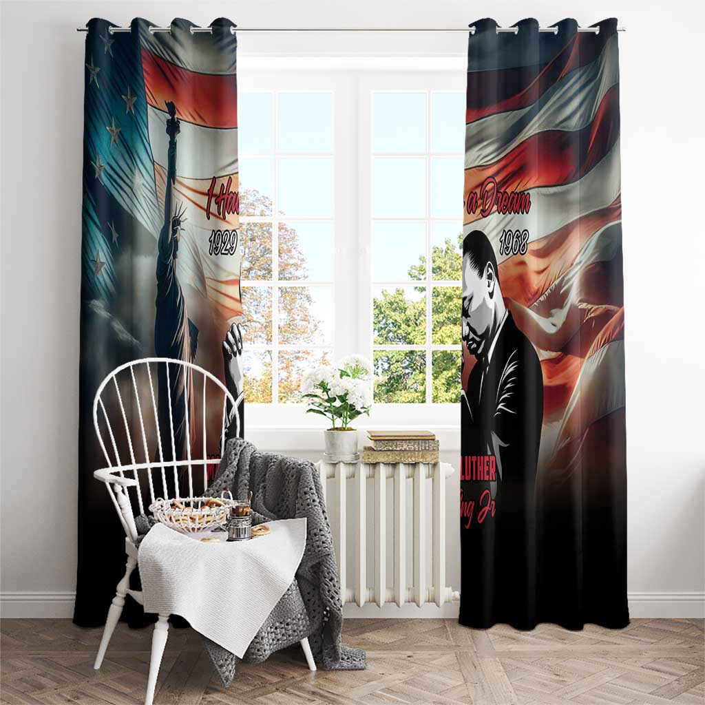 I Have a Dream MLK Day Window Curtain The Time Is Always Right To Do What Is Right - Wonder Print Shop