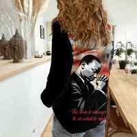 I Have a Dream MLK Day Women Casual Shirt The Time Is Always Right To Do What Is Right - Wonder Print Shop