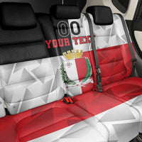 Custom Malta Rugby Back Car Seat Cover L-imtaten Go Champions - Wonder Print Shop