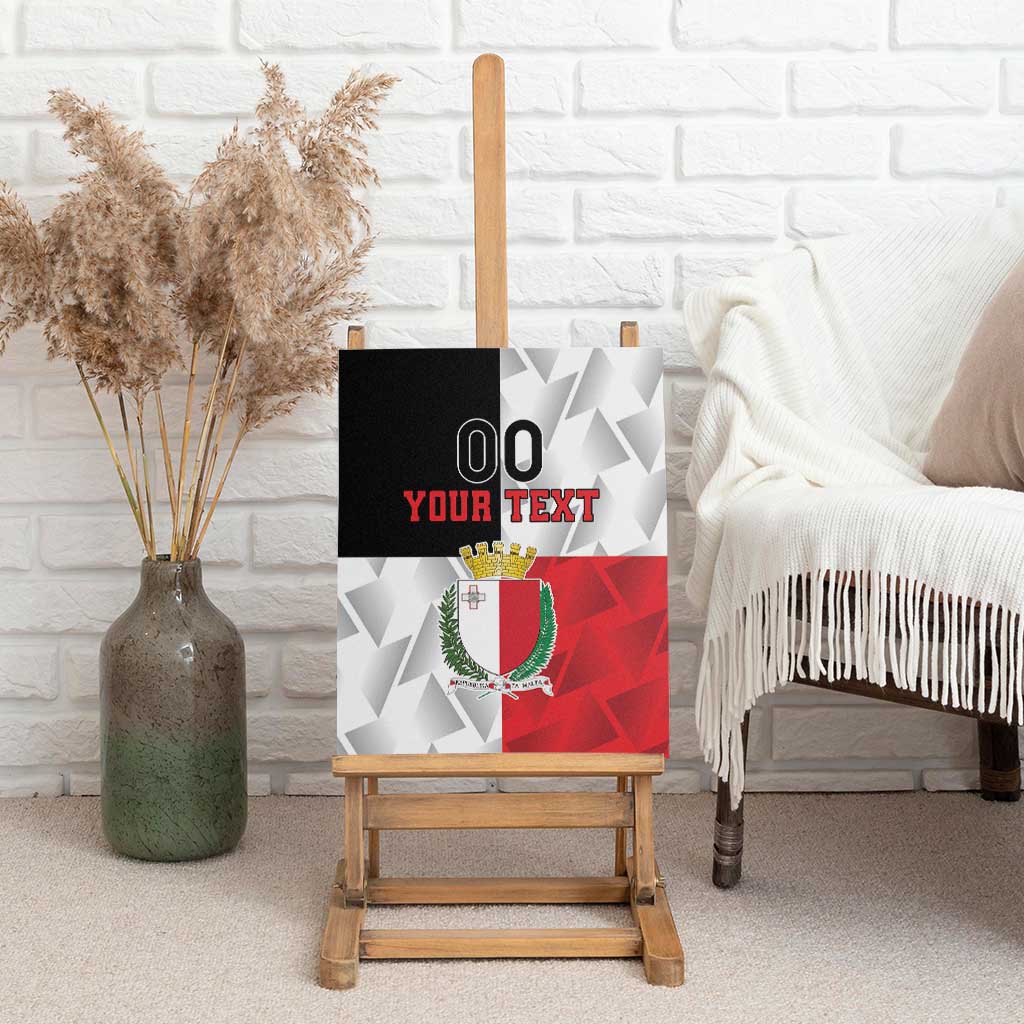 Custom Malta Rugby Canvas Wall Art L-imtaten Go Champions - Wonder Print Shop