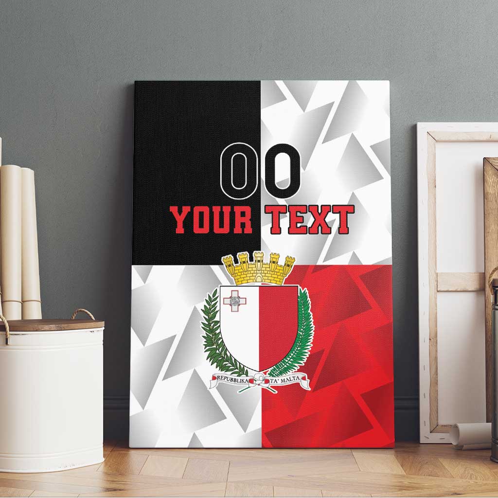 Custom Malta Rugby Canvas Wall Art L-imtaten Go Champions - Wonder Print Shop