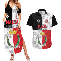 Custom Malta Rugby Couples Matching Summer Maxi Dress and Hawaiian Shirt L-imtaten Go Champions - Wonder Print Shop