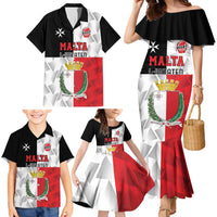 Custom Malta Rugby Family Matching Mermaid Dress and Hawaiian Shirt L-imtaten Go Champions - Wonder Print Shop