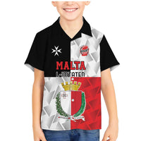 Custom Malta Rugby Family Matching Mermaid Dress and Hawaiian Shirt L-imtaten Go Champions - Wonder Print Shop