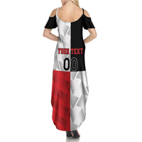 Custom Malta Rugby Family Matching Summer Maxi Dress and Hawaiian Shirt L-imtaten Go Champions - Wonder Print Shop