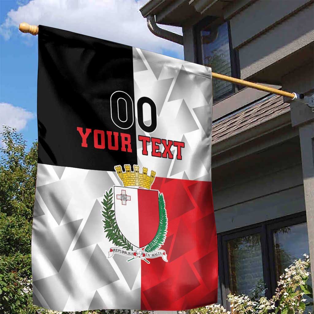 Custom Malta Rugby Garden Flag L-imtaten Go Champions - Wonder Print Shop