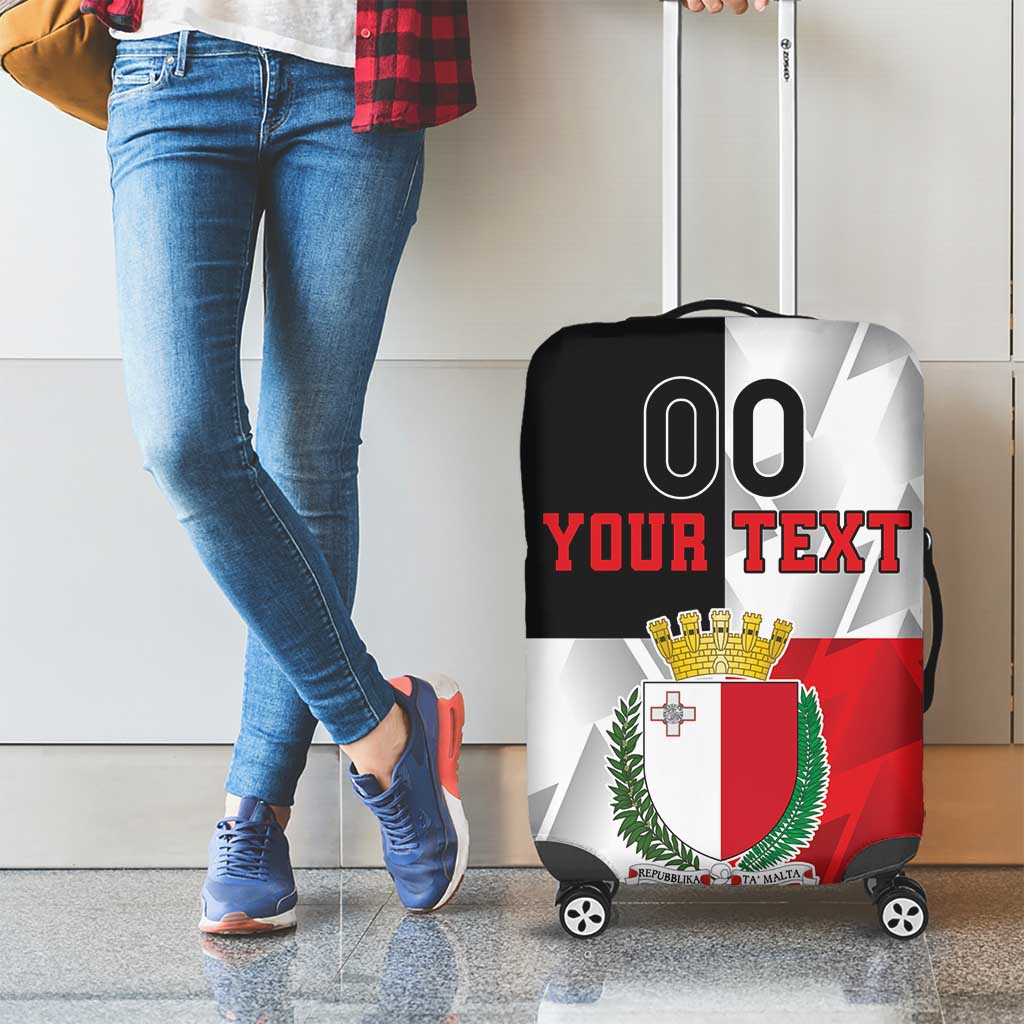 Custom Malta Rugby Luggage Cover L-imtaten Go Champions - Wonder Print Shop