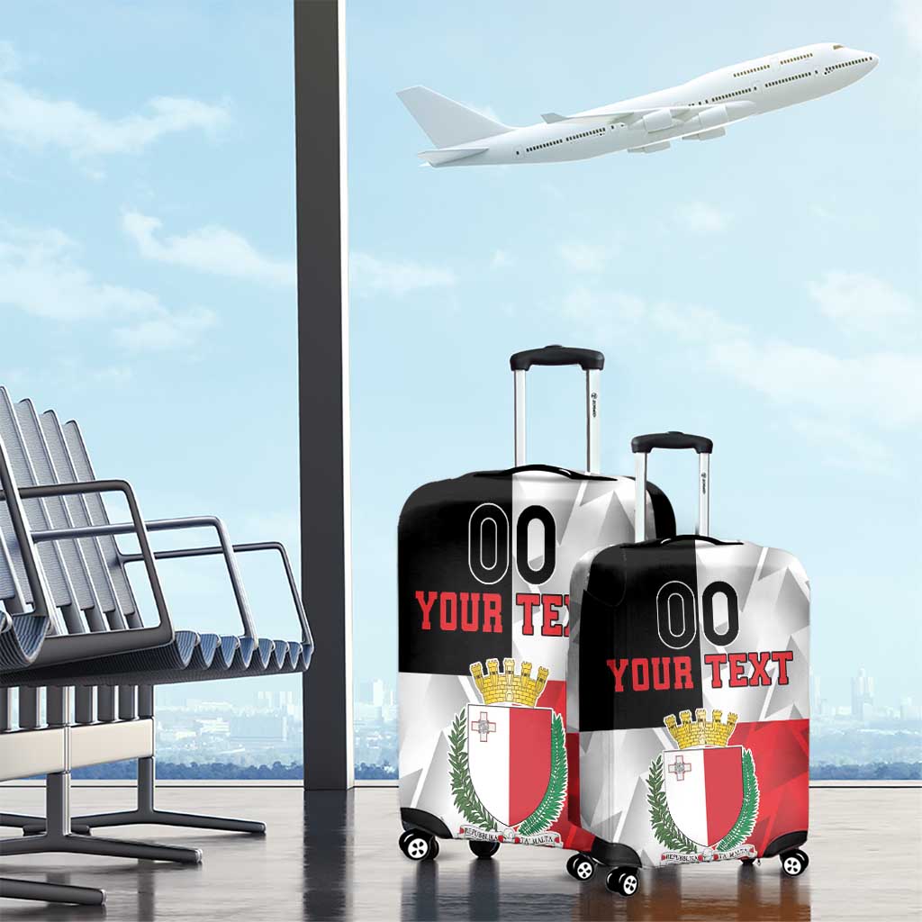 Custom Malta Rugby Luggage Cover L-imtaten Go Champions - Wonder Print Shop