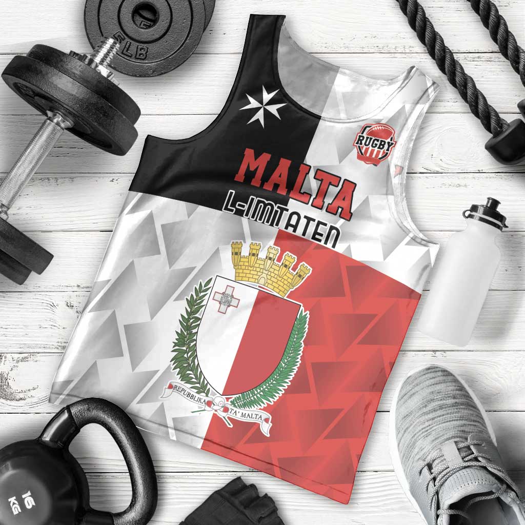 Custom Malta Rugby Men Tank Top L-imtaten Go Champions - Wonder Print Shop