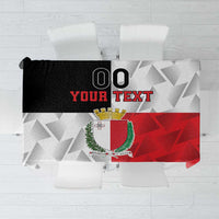 Custom Malta Rugby Tablecloth L-imtaten Go Champions - Wonder Print Shop