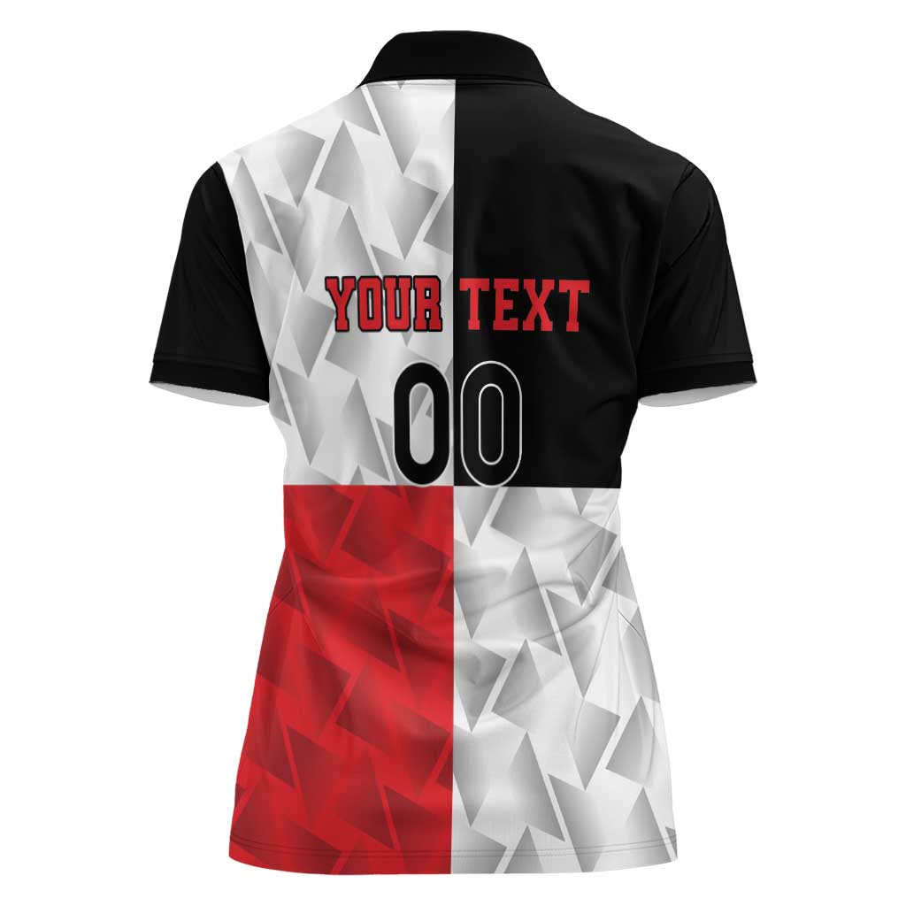 Custom Malta Rugby Women Polo Shirt L-imtaten Go Champions - Wonder Print Shop