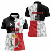 Custom Malta Rugby Women Polo Shirt L-imtaten Go Champions - Wonder Print Shop