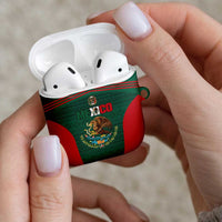 Mexico Football AirPods Case Aztec Eagle Spirit - Wonder Print Shop