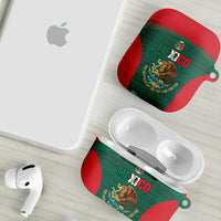 Mexico Football AirPods Case Aztec Eagle Spirit - Wonder Print Shop