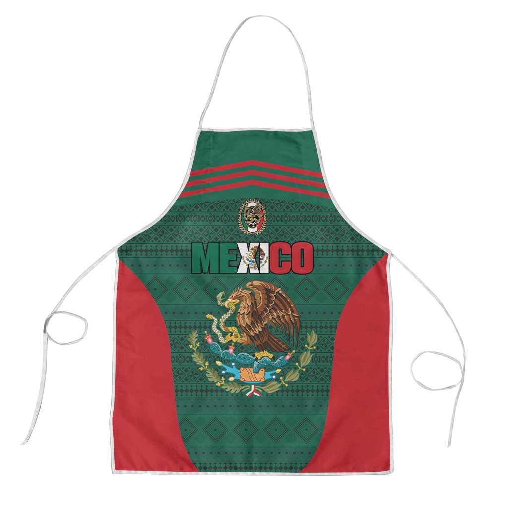 Mexico Football Apron Aztec Eagle Spirit - Wonder Print Shop