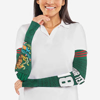 Custom Mexico Football Arm Sleeves Aztec Eagle Spirit - Wonder Print Shop