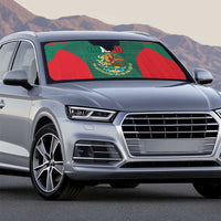 Mexico Football Auto Sun Shade Aztec Eagle Spirit - Wonder Print Shop