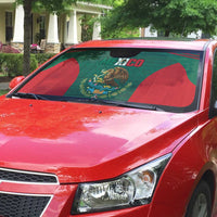 Mexico Football Auto Sun Shade Aztec Eagle Spirit - Wonder Print Shop
