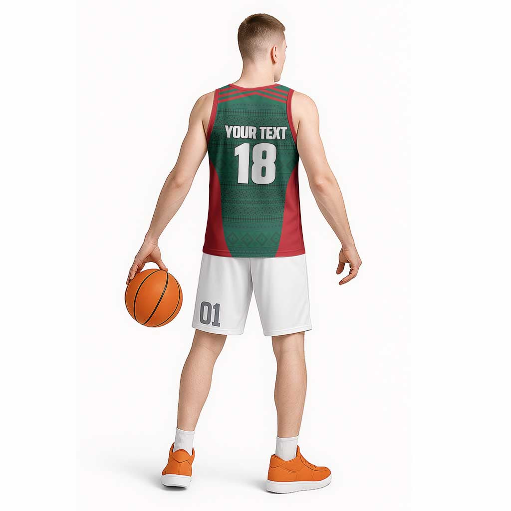Custom Mexico Football Basketball Jersey Aztec Eagle Spirit - Wonder Print Shop