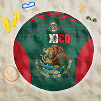 Mexico Football Beach Blanket Aztec Eagle Spirit - Wonder Print Shop