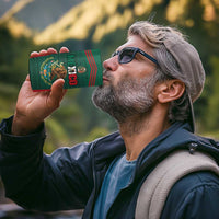 Custom Mexico Football 4 in 1 Can Cooler Tumbler Aztec Eagle Spirit - Wonder Print Shop