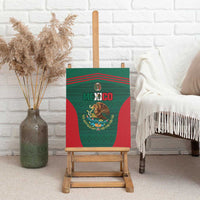 Mexico Football Canvas Wall Art Aztec Eagle Spirit - Wonder Print Shop