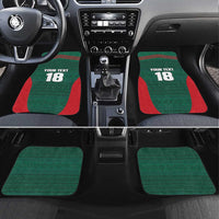 Custom Mexico Football Car Mats Aztec Eagle Spirit - Wonder Print Shop