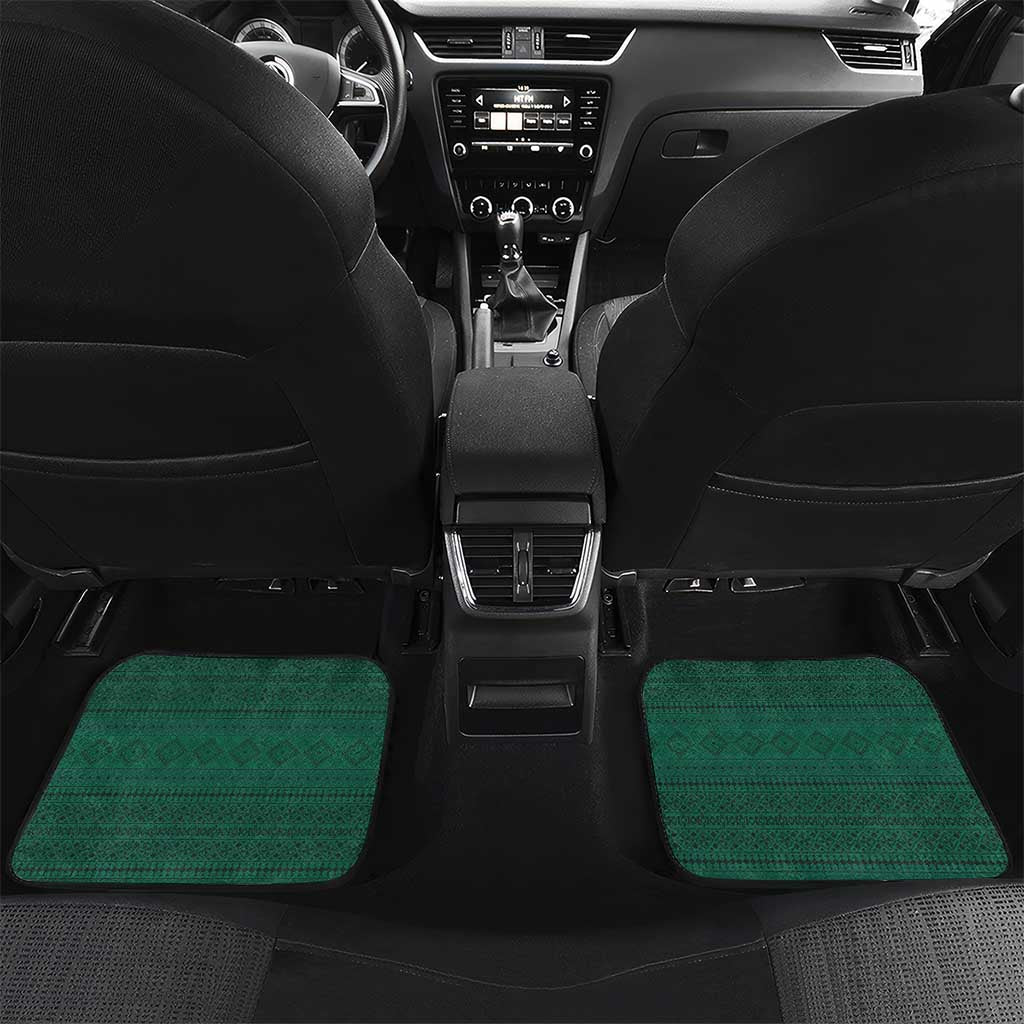 Custom Mexico Football Car Mats Aztec Eagle Spirit - Wonder Print Shop