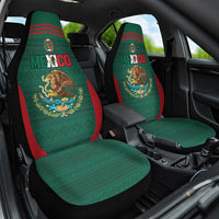 Mexico Football Car Seat Cover Aztec Eagle Spirit - Wonder Print Shop