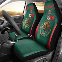 Mexico Football Car Seat Cover Aztec Eagle Spirit - Wonder Print Shop