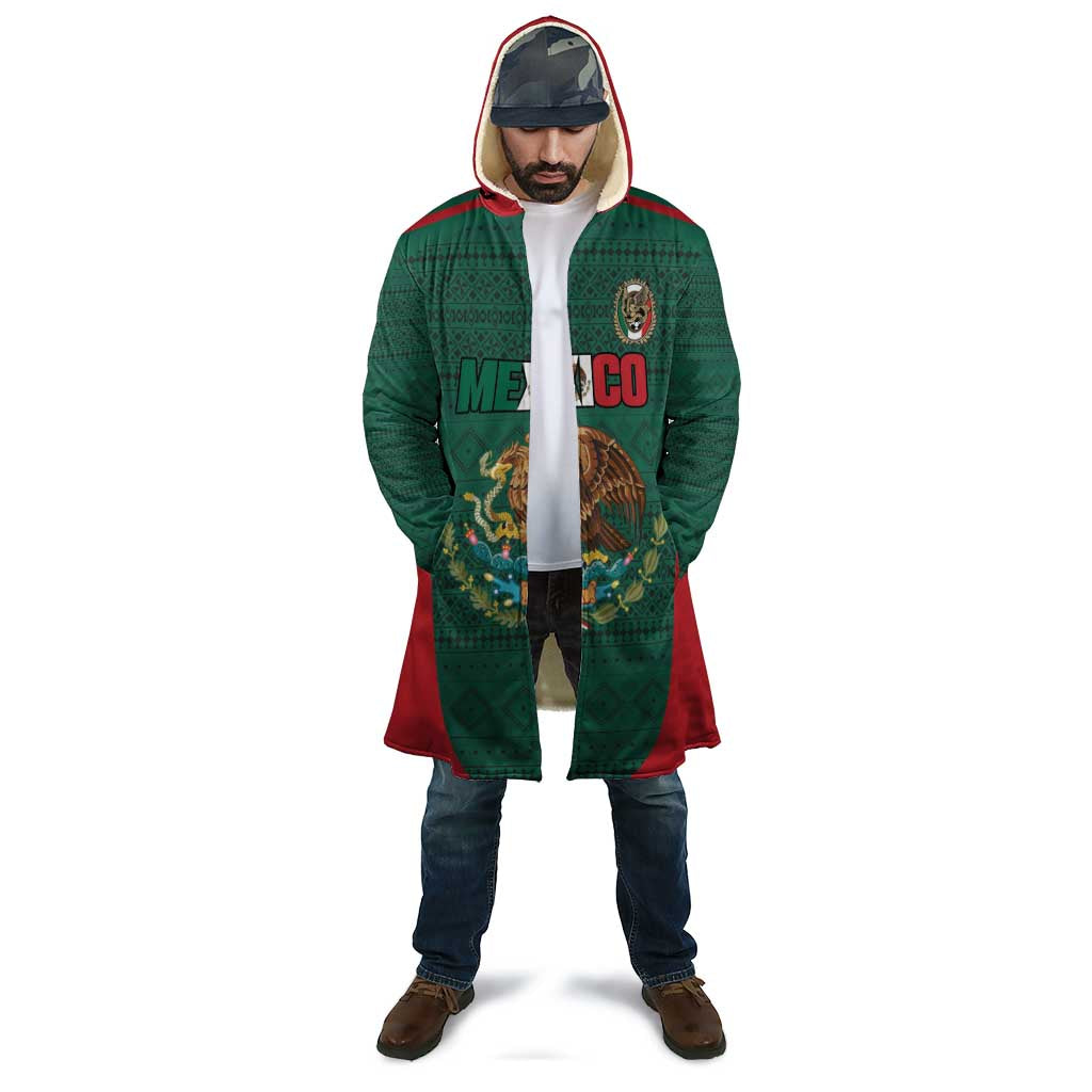 Custom Mexico Football Cloak Aztec Eagle Spirit - Wonder Print Shop