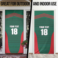 Custom Mexico Football Door Cover Aztec Eagle Spirit - Wonder Print Shop