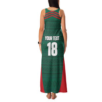 Custom Mexico Football Family Matching Tank Maxi Dress and Hawaiian Shirt Aztec Eagle Spirit - Wonder Print Shop