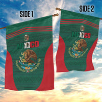 Mexico Football Garden Flag Aztec Eagle Spirit - Wonder Print Shop