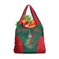 Mexico Football Grocery Bag Aztec Eagle Spirit - Wonder Print Shop