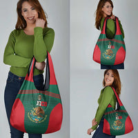 Mexico Football Grocery Bag Aztec Eagle Spirit - Wonder Print Shop