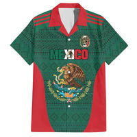 Custom Mexico Football Hawaiian Shirt Aztec Eagle Spirit - Wonder Print Shop
