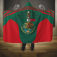 Mexico Football Hooded Blanket Aztec Eagle Spirit - Wonder Print Shop