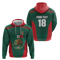 Custom Mexico Football Hoodie Aztec Eagle Spirit - Wonder Print Shop