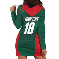 Custom Mexico Football Hoodie Dress Aztec Eagle Spirit - Wonder Print Shop