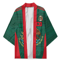 Custom Mexico Football Kimono Aztec Eagle Spirit - Wonder Print Shop