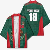 Custom Mexico Football Kimono Aztec Eagle Spirit - Wonder Print Shop